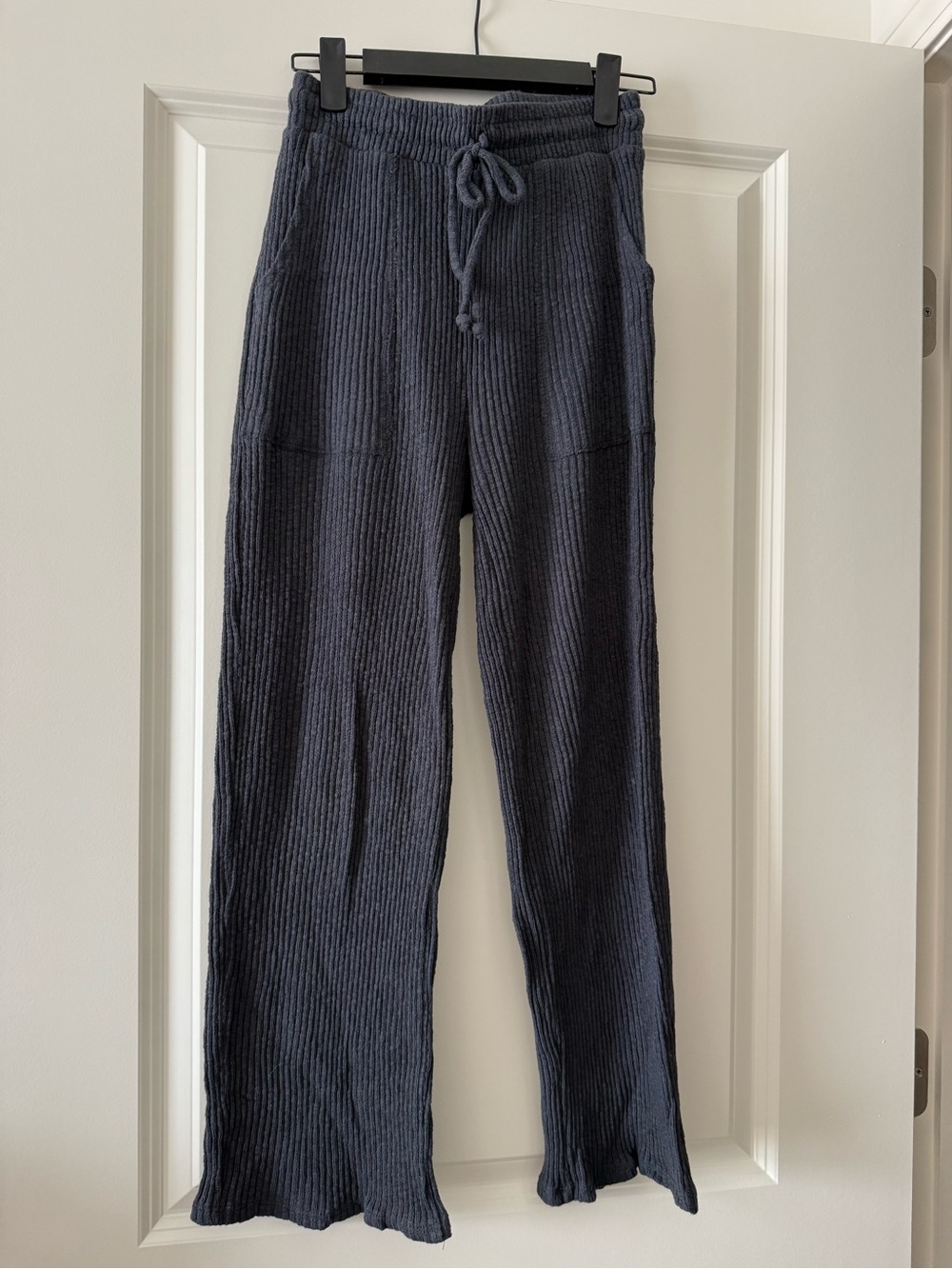 Billabong Ribbed Flare Knit Pants - Navy